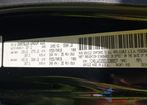 2013 Jeep Wrangler Unlimited Sahara z USA, uszkodzony, nr VIN 1C4BJWEG5DL538857